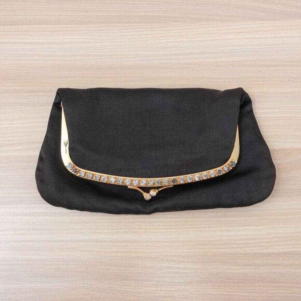 Vntage Ingber Purse Evening Party‎ Fold Over Clutch Diamond 50s 60s USA VHTF